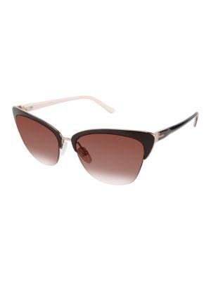 Ted Baker London 55mm Gradient Cat Eye Sunglasses