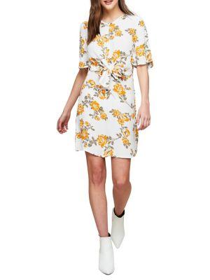 Miss Selfridge Tie-front Floral Dress
