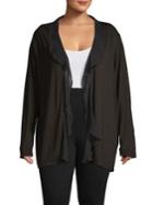 Lady Sarah Plus Ruffled Chiffon Cover-up
