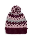 Collection 18 Cable Knit Pom Beanie