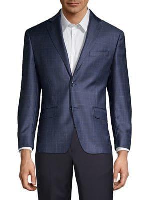 Michael Kors Grid Wool Sportcoat