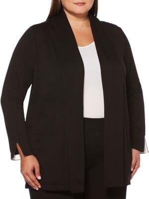 Rafaella Plus Long Sleeve Cardigan