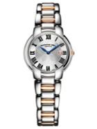 Raymond Weil Stainless Steel Watch With Rose Goldtone Accents