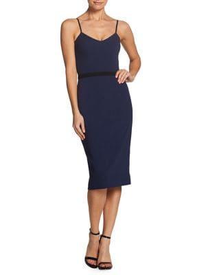 Dress The Population Summer Emma Belted Midi Dress