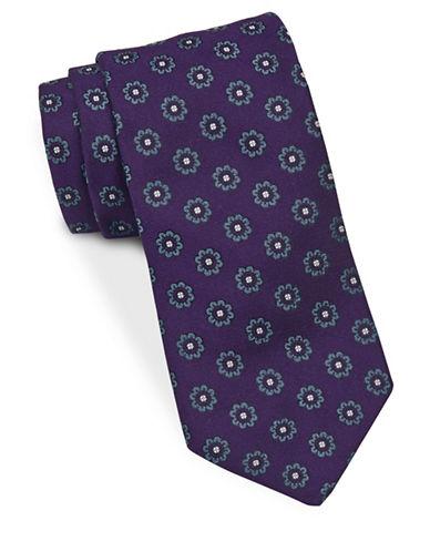 Brooks Brothers Classic Floral Dot Print Tie