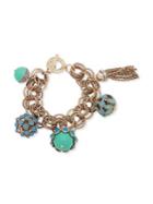 Anne Klein Crystal Chain Bracelet