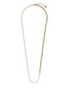 Vince Camuto Goldtone And Faux Pearl Chain Necklace