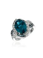 Le Vian Deep Sea Blue Topaz, Vanilla Topaz & 14k Vanilla Gold Ring