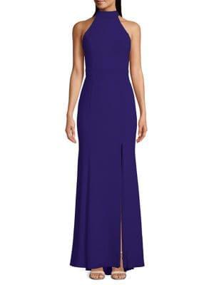 Xscape Sleeveless Halterneck Gown