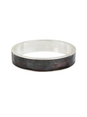 Kenneth Cole New York Power Of The Flower Mother-of-pearl And Crystal Bangle Bracelet