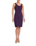 Adrianna Papell Banded Cowlneck Dress
