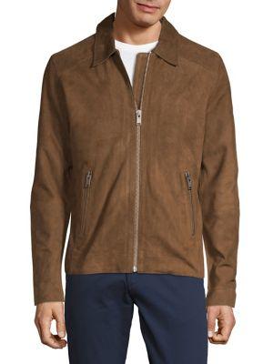 Selected Homme Suede Zip Jacket