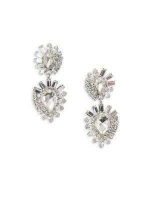 Belle By Badgley Mischka Crystal Drop Earrings