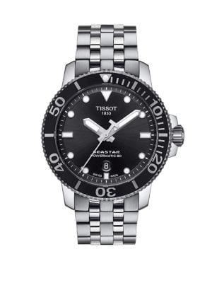 Tissot T-sport Seastar 1000 Powermatic 80 Stainless Steel Bracelet Watch