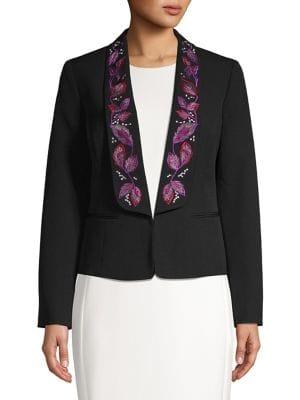 Nipon Boutique Embroidered Floral Jacket