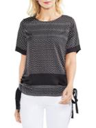 Vince Camuto Diamond Geo Short-sleeve Top