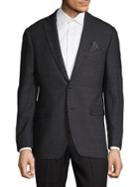 Black Brown Classic Notch Lapel Sportcoat