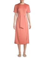Cmeo Collective Solid Cut-out A-line Dress