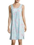 Miss Elaine Rose Print Pleated Night Gown