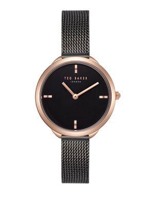 Ted Baker London Elena Rose Goldtone Stainless Steel Mesh Bracelet Watch