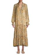 Free People Ruffled Floral Maxi Dress