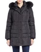 1 Madison Faux Fur-trimmed Hooded Down Jacket
