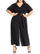 City Chic Plus D-ring Jumpsuit