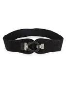 Fashion Focus Hook And Buckle Stretch Belt