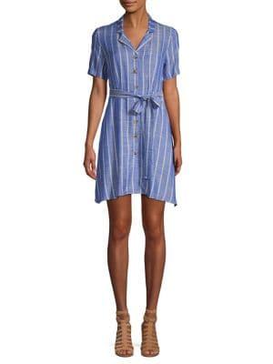 Harlow & Rose Striped Shirt Dress