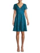 Cooper St Lace Short-sleeve Fit-&-flare Dress