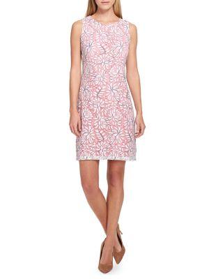Tommy Hilfiger Tropical Lace Shift Dress