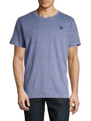 Jack & Jones Striped Cotton Crewneck T-shirt