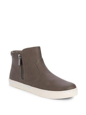 Lexi And Abbie Shelly Zipped High-top Sneakers