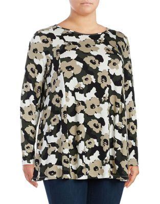 Context Plus Printed Knit Top