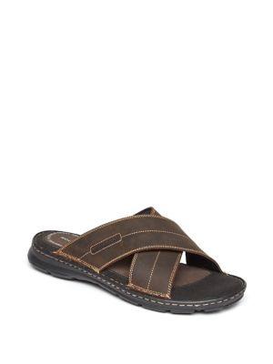 Rockport Darwyn Xband Leather Slides