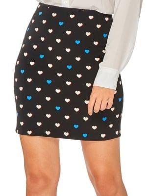 Dorothy Perkins Heart-print Mini Skirt