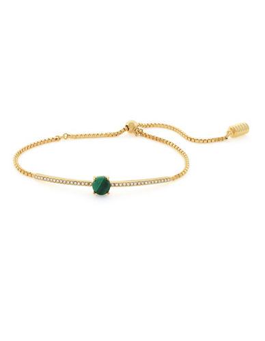 Botkier New York Crystal And 12k Gold-plated Bracelet