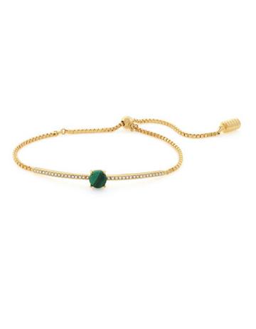 Botkier New York Crystal And 12k Gold-plated Bracelet