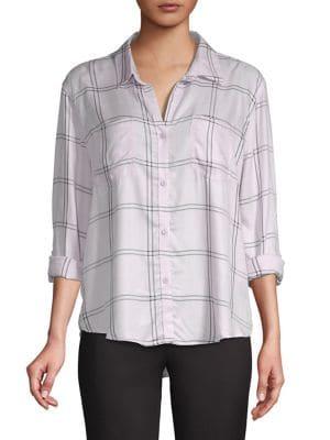 Kensie Jeans Plaid Button-down Shirt