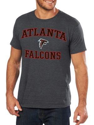 Majestic Atlanta Falcons Nfl Heart And Soul Iii Cotton Tee