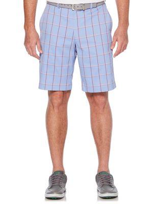 Callaway Stretch Herringbone Plaid Shorts