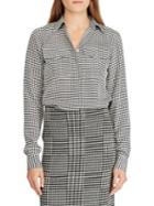 Lauren Ralph Lauren Crepe Button-down Shirt