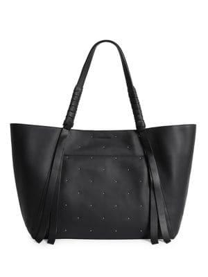 Allsaints Kathi Studded East-west Leather Tote