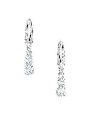 Attract Trilogy Swarovski Crystal Drop Earrings