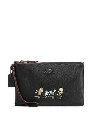 Coach Character Leather Wristlet