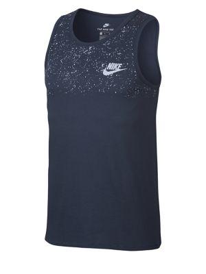 Nike Printed Cotton Tank Tops