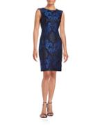 Vince Camuto Embroidered Lace Sheath Dress