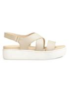 Aerosoles Microphone Platform Leather Sandals