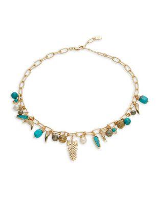 Lauren Ralph Lauren Faux Pearl And Crystals Collar Necklace