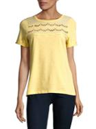 Dorothy Perkins Short Sleeve Lace Inset Tee